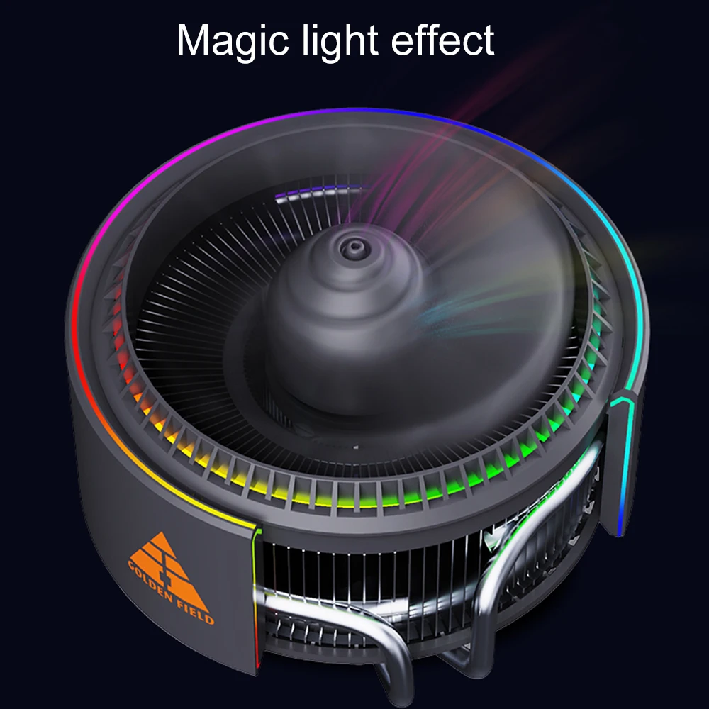 

Aluminum CPU Cooler Cooling 12V`Direct Current Fan Radiator Heatsink 4 Pipe for Intel AMD LGA