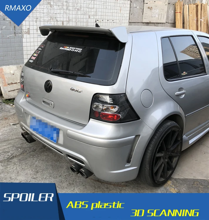 Спойлер для Volkswagen Golf 4 спойлер из АБС-материала грунтовка автомобильного заднего