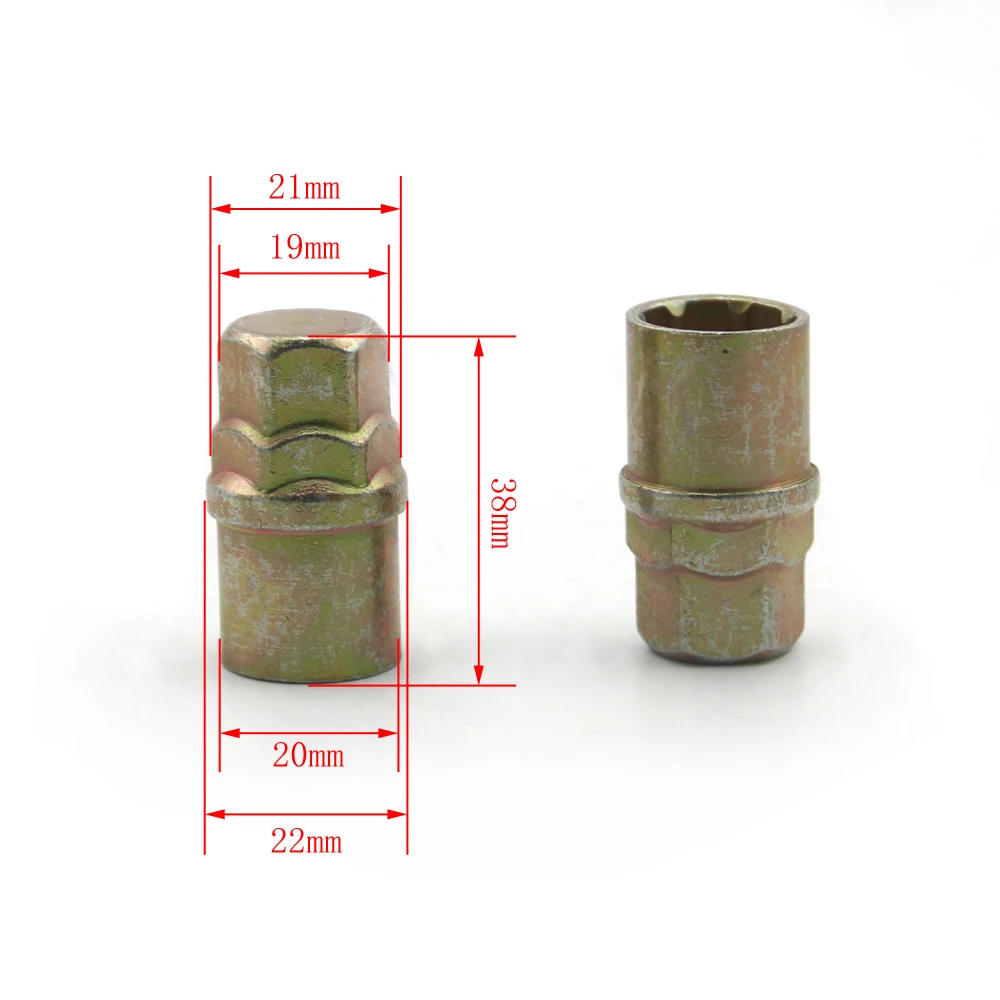 M12 * 1 5 мм противоугонные стальные колеса винтовой болт ключ зажим гайка набор для