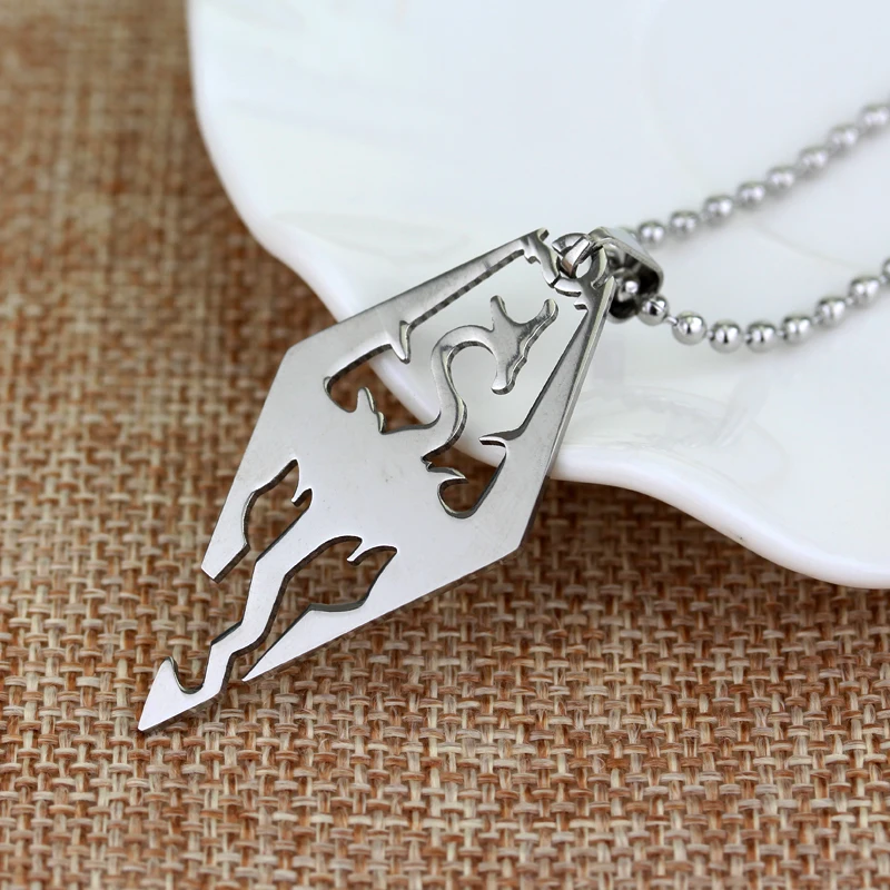 Цепочка с подвеской в виде дракона для мужчин стильное ожерелье кулоном стиле