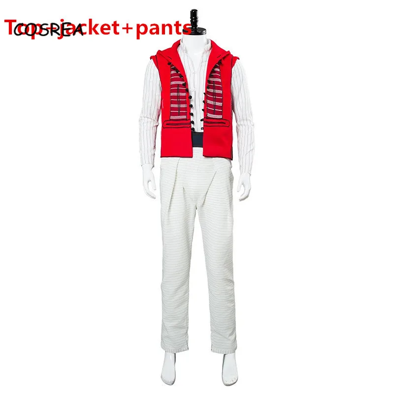 Movie Men Aladdin Costume Prince Cosplay Jasmine Suit Adult Costumes Carnival Party Halloween | Тематическая одежда и