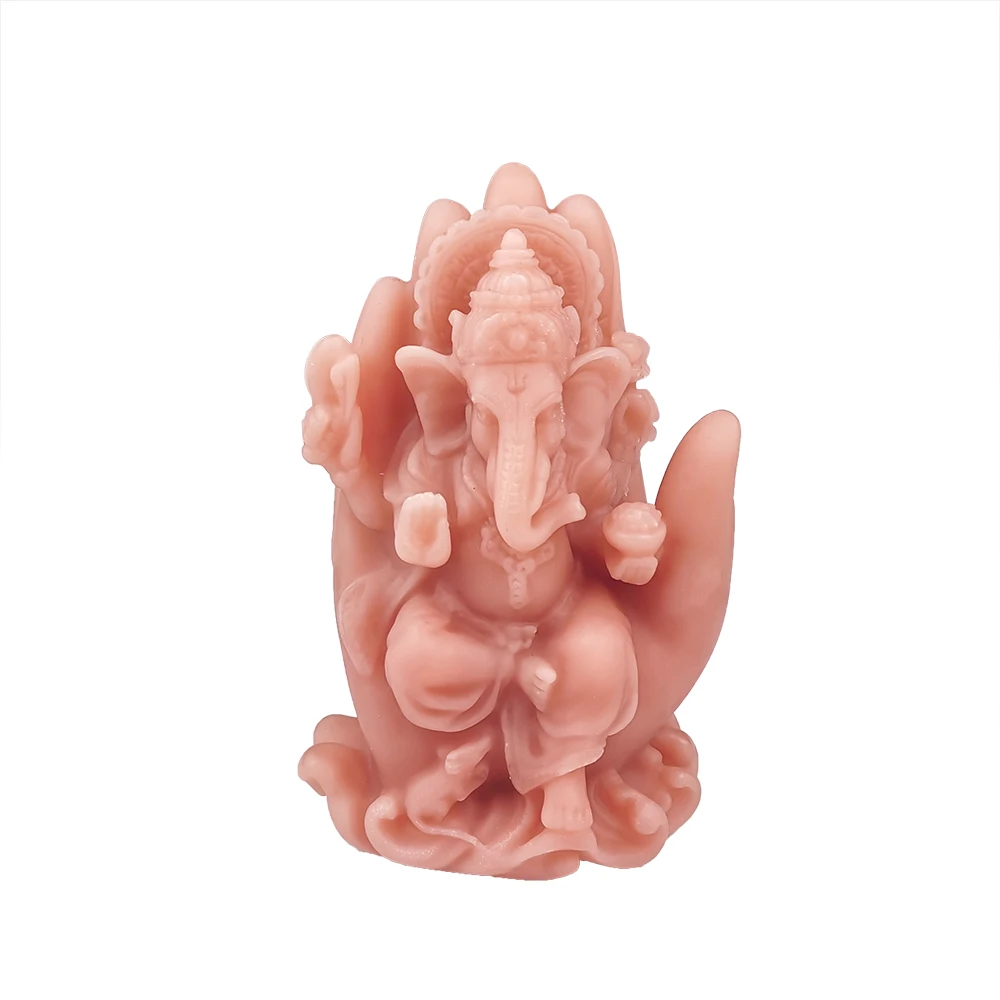 

Buddha Design Elephant Shape Artistic Silicone Candle Mold 3D Mould Handmade Aroma Wax Resin Gypsum DIY Decorating Craft Tools