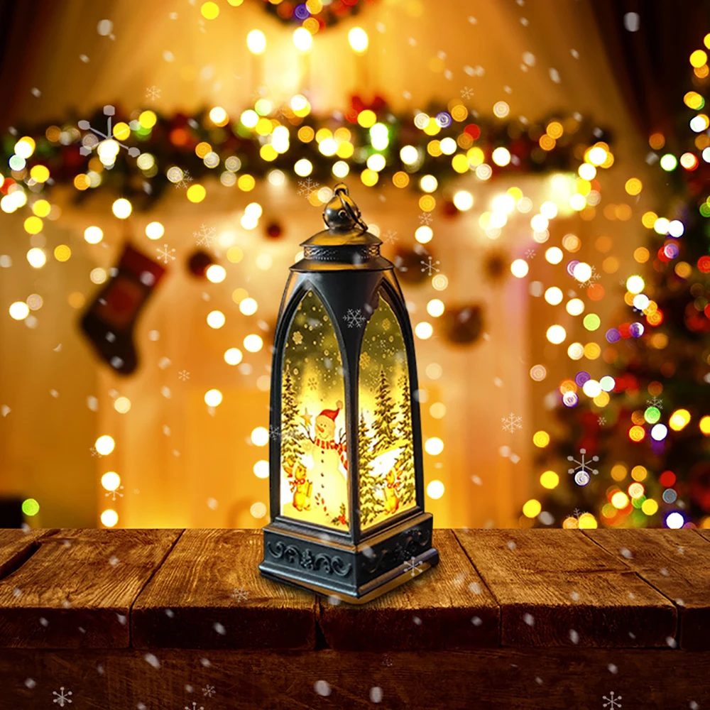 Рождественские украшения ночной Светильник СВЕТОДИОДНЫЙ фонарь светильник