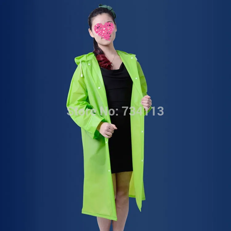 Durable and light Translucent Raincoat 