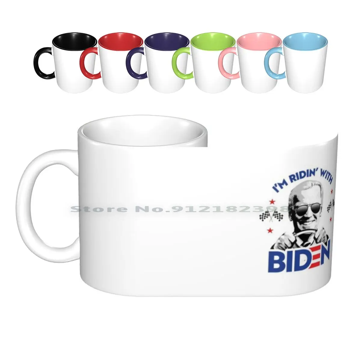 

I'm Ridin' With Biden керамические кружки, кофейные чашки, Кружка для молока и чая, для верховой езды с Biden Riden с Biden Ridin с Biden для вождения