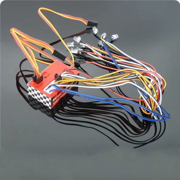 

1Set Model Car LED Light Strip 4.8-6V Intelligent Linkage Light Bar 3mm 5mm Lamp Beads for RC Cars