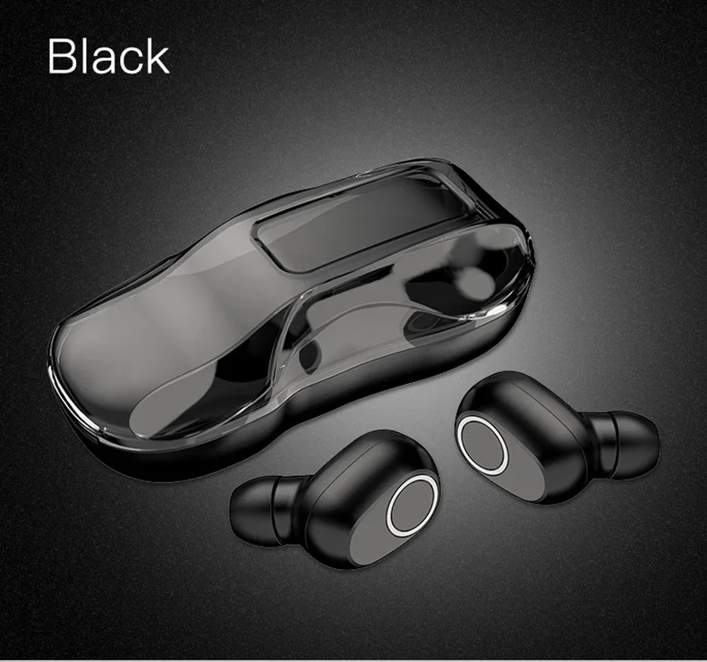 

FOOVDO Car Shape TWS Earbuds Wireless 5.0 Bluetooth Earphone In Ear Stereo Headset Waterproof Smart Touch with Charging Case