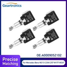 4PCS A0009052102 0009052102 For Mercedes-Benz E-Class W213 CLS 433 MHz sensors Car Tyre Pressure Sensor System  Alarm Monitor