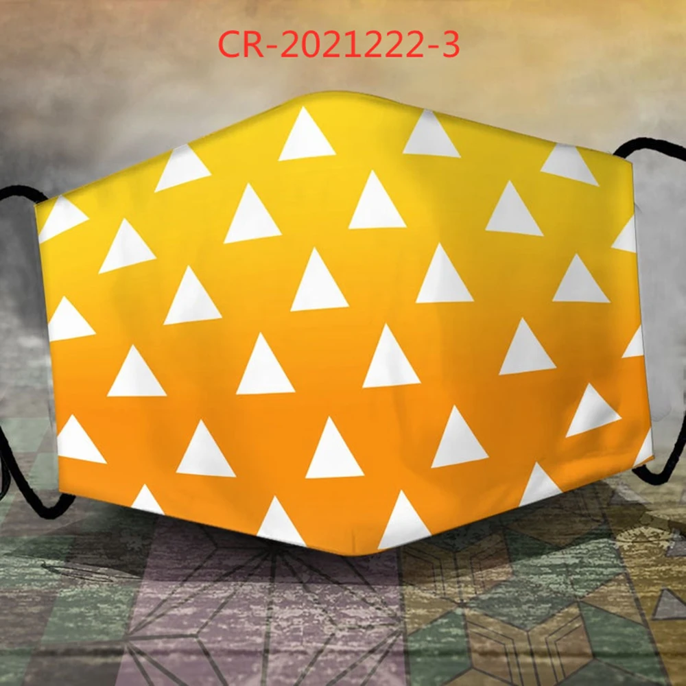 Творческий японский Стиль аниме лица маски косплей на Хеллоуин уход за кожей