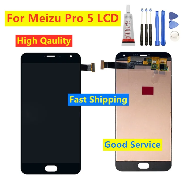 5 7 &quot100% протестированный ЖК дисплей для Meizu Pro pro сенсорная панель дигитайзер в