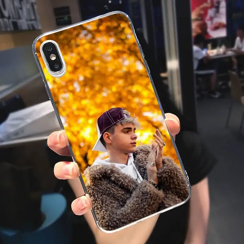 

Why Dont We Corbyn Besson Phone Case Transparent soft For iphone 5 5s 5c se 6 6s 7 8 11 12 plus mini x xs xr pro max