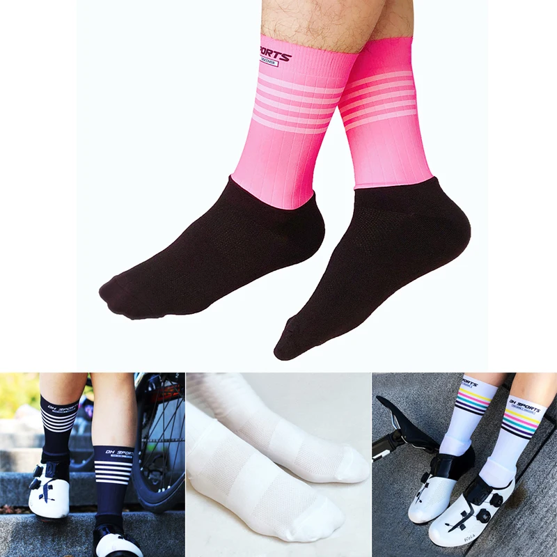 

Newly Cycling Competitive Tube Socks Nylon Quick Dry Breathable Sweat Absorbent for Men Women Summer Cycling Running