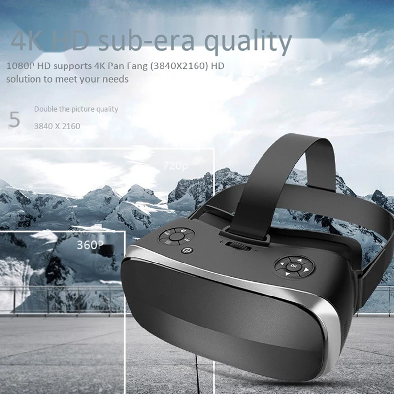 V61 VR очки 3D все в одном шлем WIFI подключение Смарт Bluetooth виртуальные 1080P HD 3500Mah (ЕС