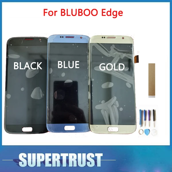 Оригинальный ЖК дисплей BLUBOO Edge черного синего и золотого цвета сенсорный экран