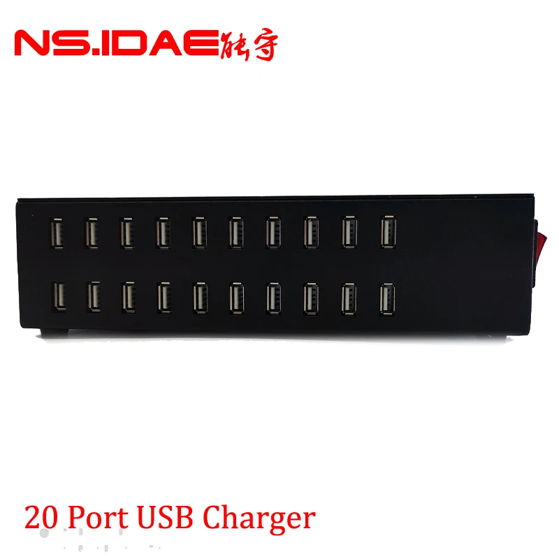 Настенная док-станция с 20 USB-портами, 200 Вт от AliExpress RU&CIS NEW