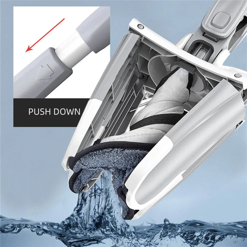 Плоская Швабра X-type со сменными насадками 360 градусов | Дом и сад