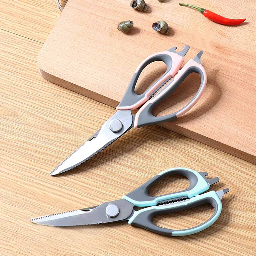 Multifunctional Stainless Steel Kitchen Chicken Bone Scissors Peel Poultry Shear sharp cut scissors cutting poultry bone peeling | Дом и сад