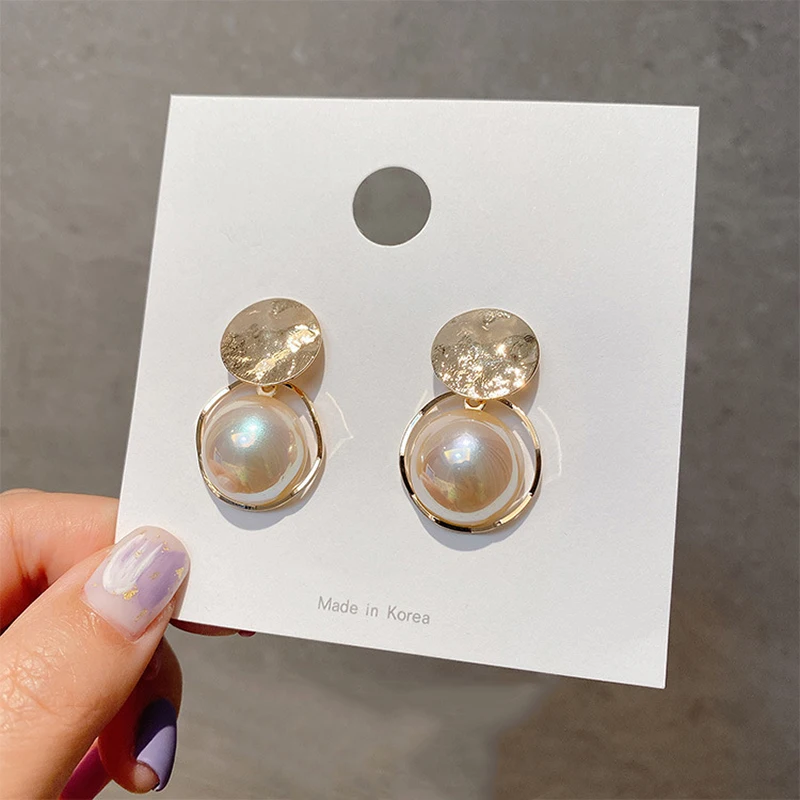 

Woman'Earrings Pendants 2020 Trend Trendy Fashion Gift To Girlfriend Not Easy To Fade Korean Style Simple And Shiny New Pattern