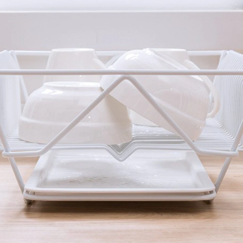 Multifunctional Tableware Storage Rack Organizer Dishes Drain Holder Iron Steel Dish Drying | Дом и сад