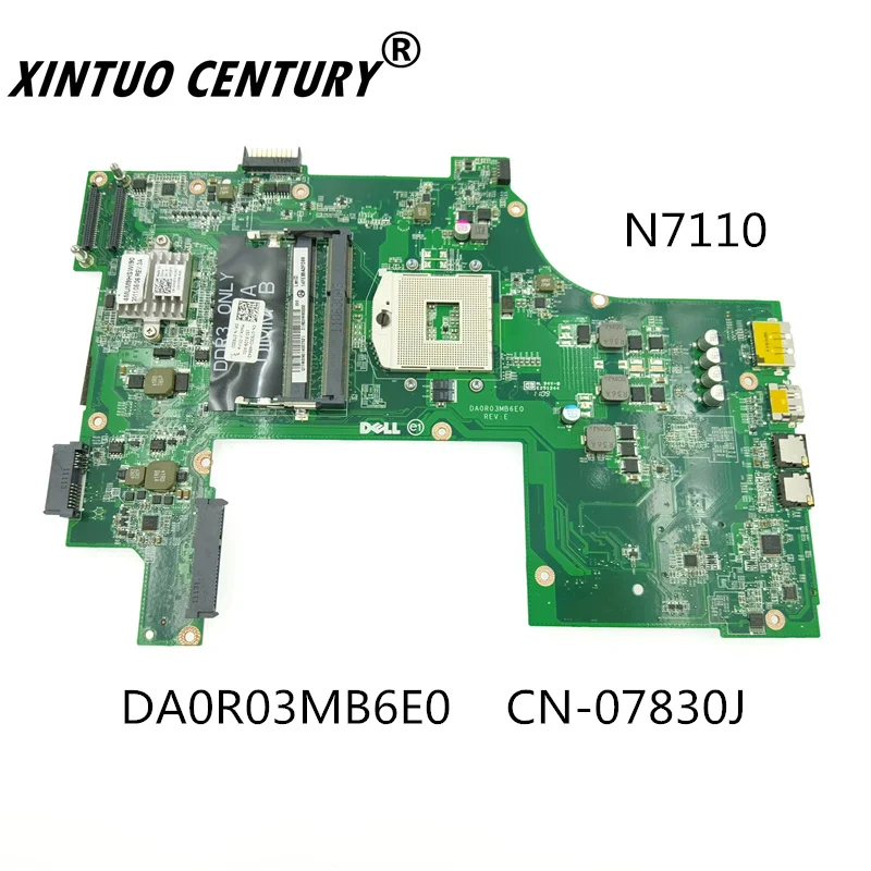 

CN-07830J 07830J 7830J DA0R03MB6E0 для материнской платы DELL N7110 HM67 31R03MB0000 Материнская плата ноутбука