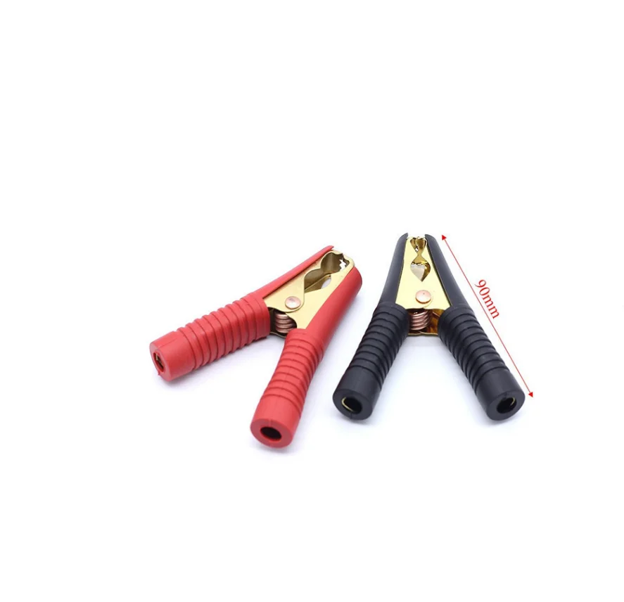 

The clip takes the FireWire alligator clip connection cable clip battery clip thickening copper plated alligator clip hand tool