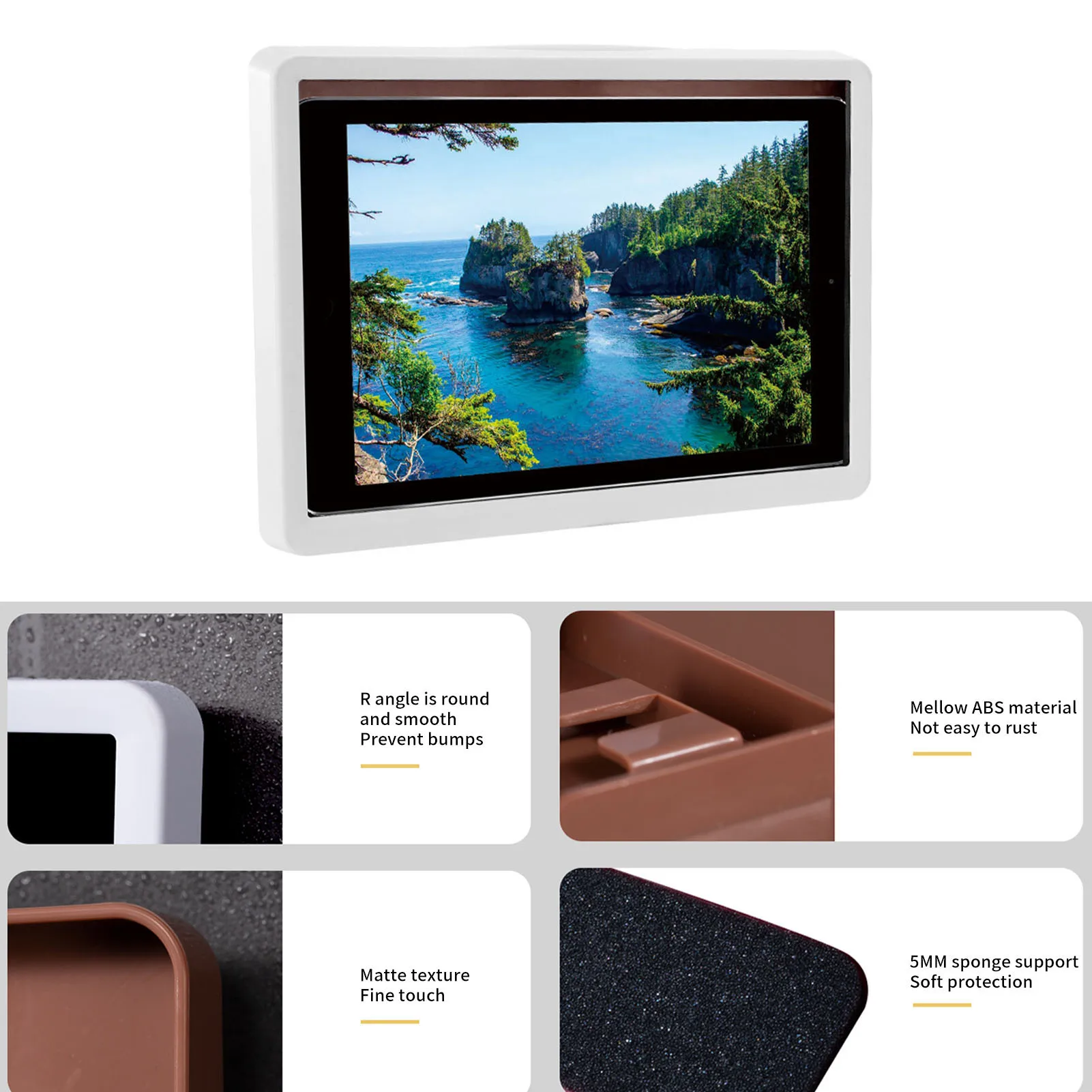 Полки для планшетов в ванную комнату коробка хранения водонепроницаемый