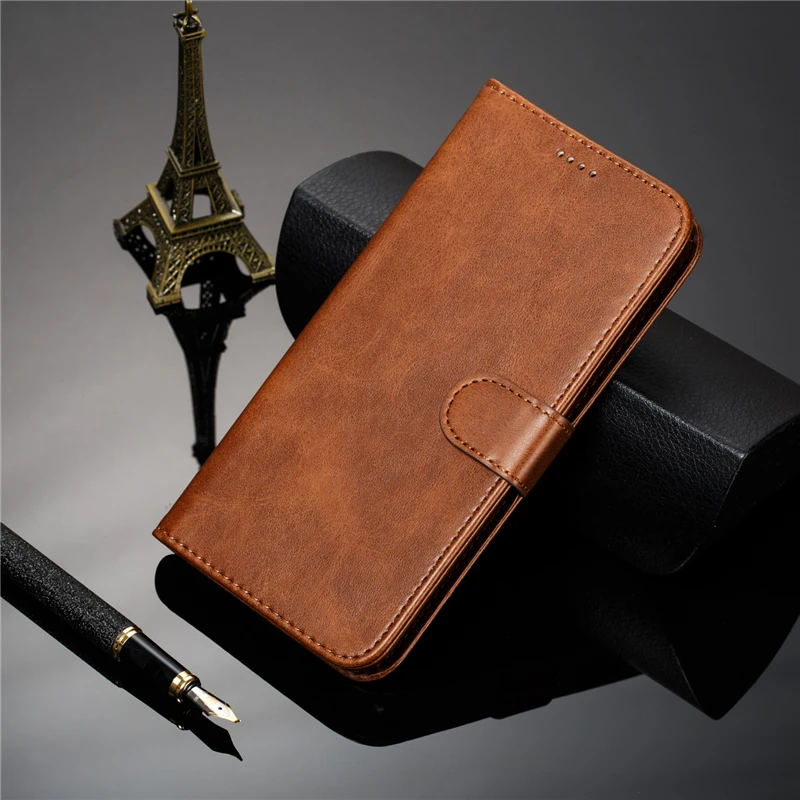 Чехол для телефона 7Plus 8Plus 6Plus простой модный кожаный чехол книжка с бумажником