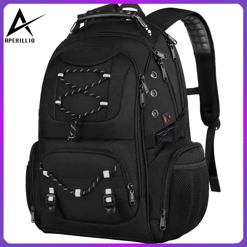 

Деловой рюкзак для мужчин и женщин, многофункциональная Водонепроницаемая вместительная уличная дорожная сумка с USB-зарядкой