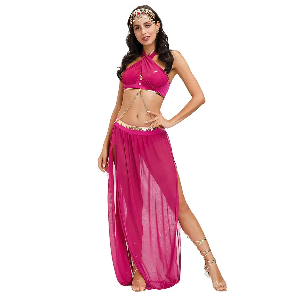 Belly Dance Costume Set women Skirt Oriental Bollywood Women Egyptian Egypt Indian Clothes Anime accessories | Тематическая одежда