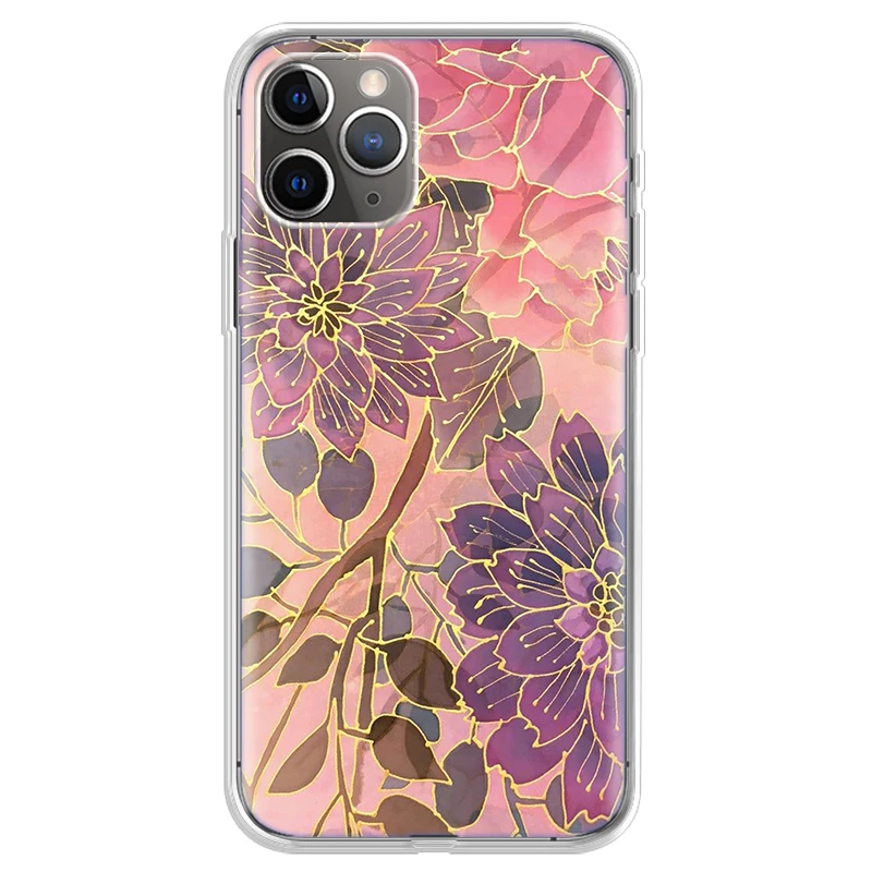Чехол для IPhone 11 Pro Max 12 Mini XS XR XSMAX 5 6S 7P 8 Plus прозрачный SE 2020 задняя крышка A138|Бамперы| |