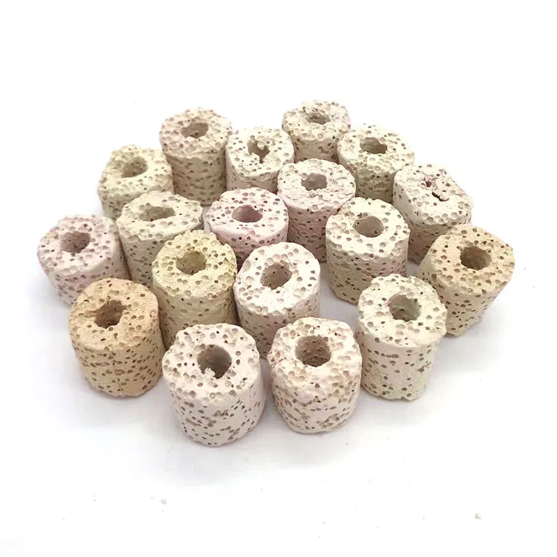 

100g 25pcs Aquarium Filter Natural Minerals Ring for Aquarium Filtration Biological Ring Baterial House Fish Tank Filter Media