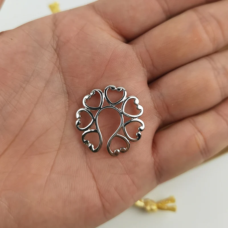 BEEGER сосковые кольца/пара non пирсинг для соска зажимы из сплава/эротические