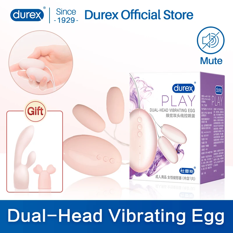 Вибрирующее яйцо вибратор-Презервативы Durex с двойной головкой интимные игрушки