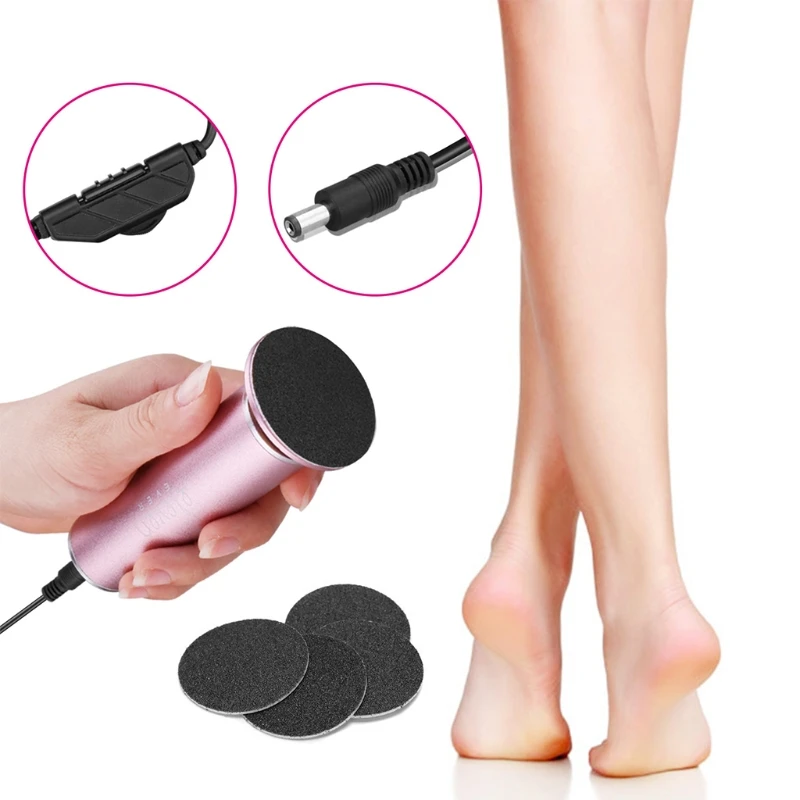

Electric Grinding Foot File Pedicure Exfoliating Heel-File Callus Remover EU Plug Shaver Foot Care Tools Portable Personal U1JE