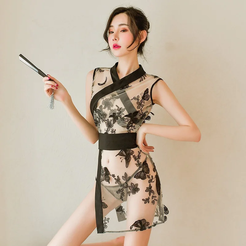 

Прозрачное нижнее белье Haori сексуальный японский платья кимоно в традиционном стиле Оби юката Для женщин кимоно японский женский сексуальн...