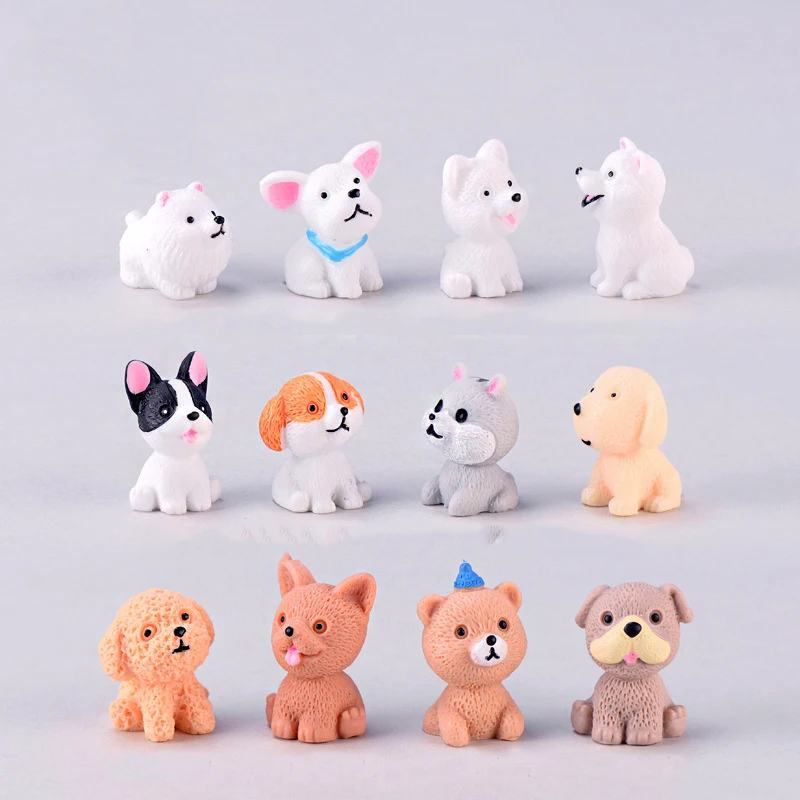 Миниатюрная полимерная собака Миниатюрный Настольный Декор аксессуары для