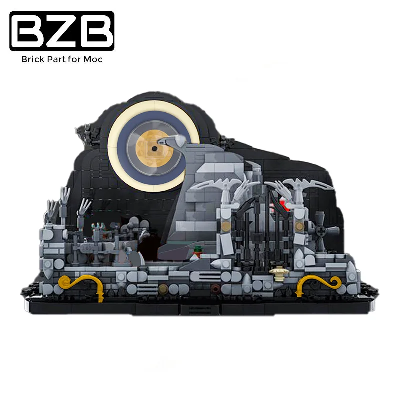 売却 Bzb Moc-子供向けのヒップスパイラルマウンテンスケルトン,ホラー,ゴールデンビルディングブロック,クリエイティブなロードビルディングブロック,DIYおもちゃ,最高の贈り物