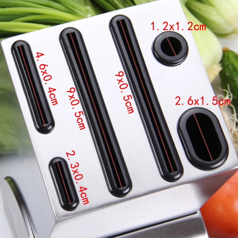 

1 Pcs Oblique Knife Rest Kitchen Stainless Steel Knife Holder Knife Storage Rack Inserted Knife Organizer,Silver Color