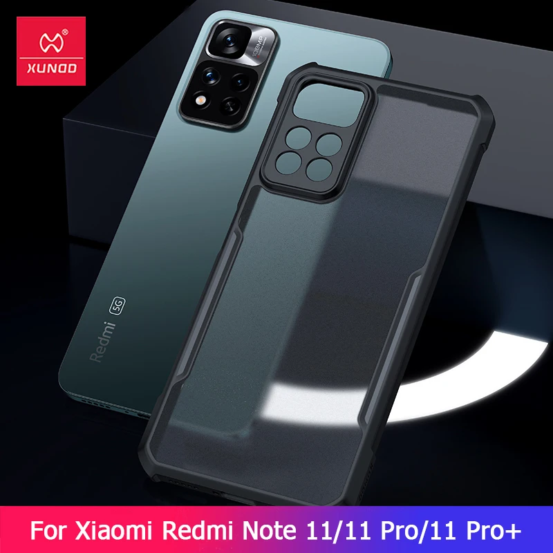 Per Xiaomi Redmi Note 11 11S Note 11 Pro 5G custodia, Xundd Airbag Antidrop TPU + PC Cover posteriore morbida e sottile per Redmi Note 11 Pro custodia