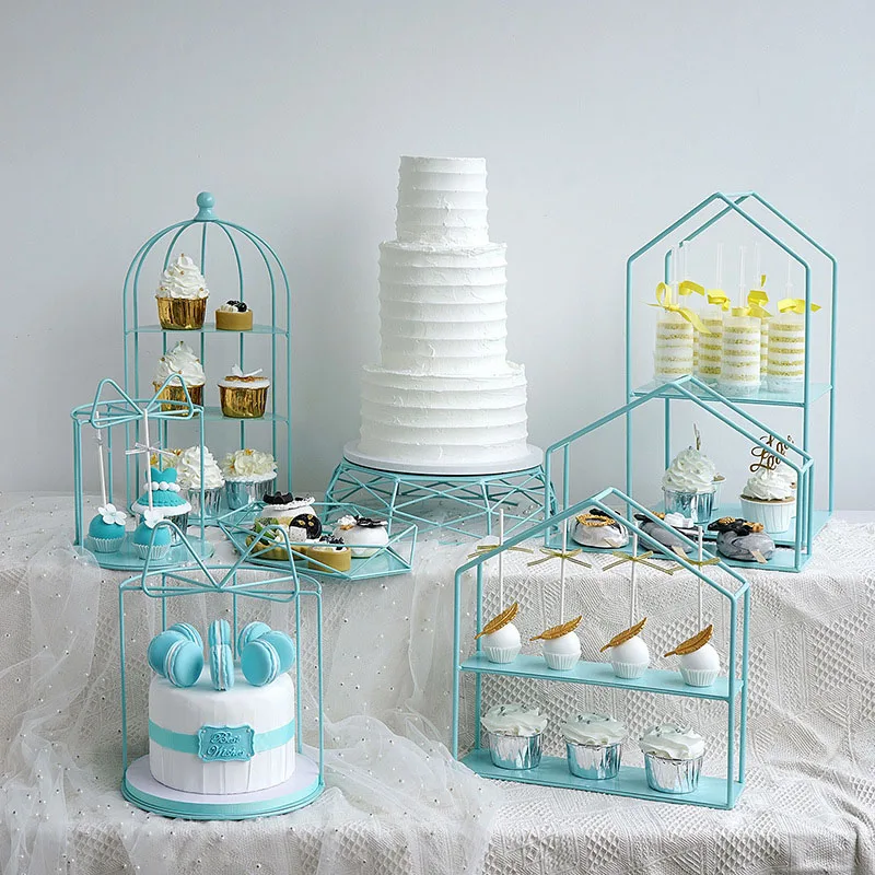 

Cupcake Stand Metal Golden Dessert Table Christmas Wedding Birthday Party Decoration For Cake Stand Pastry Fruit Display Tray