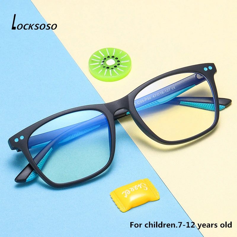 Очки LOCKSOSO с защитой от сисветильник и излучения для детей очки компьютерных игр