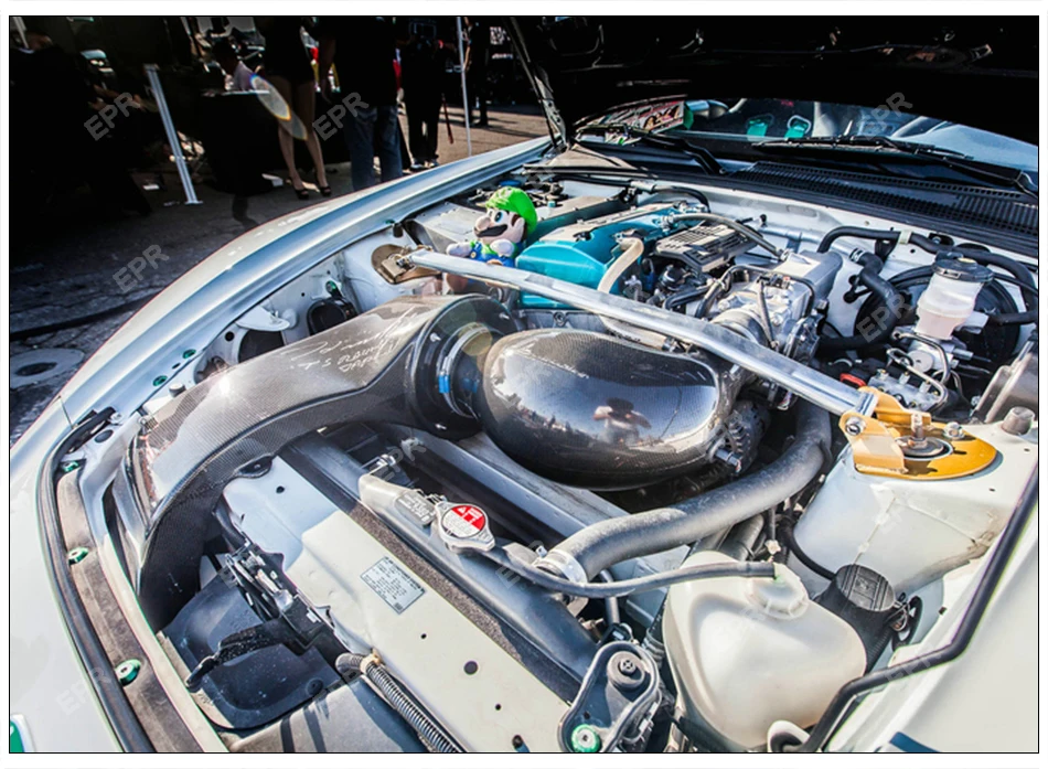 Впускной воздуховод из углеродного волокна для Honda S2000 AP1 JS Racing Air Tunnel& Air Box Vent Body Kit тюнинг отделка для S2000 гоночной части