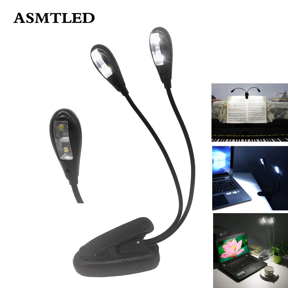 USB-источник питания настольная лампа с зажимом держатель аккумуляторная батарея