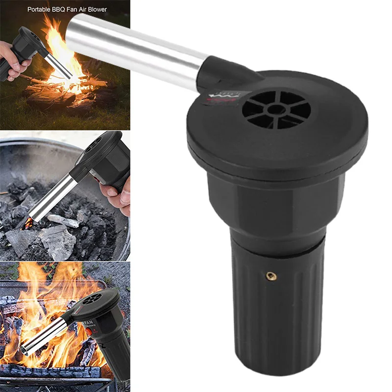 

Mini Electric Barbecue Air Blower BBQ Fan Tool Durable Portable for Outdoor Camping K888