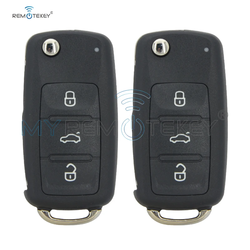 Ключ дистанционного управления Remtekey 2 шт. для VW Beetle Golf Jetta Eos Polo Tiguan ID48 434 МГц 2011 2013