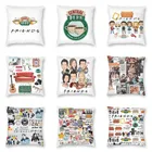 Чехлы для подушек с забавными друзьями, ТВ-шоу, бархатная нордическая наволочка для подушки в стиле центральный Перк, кафе, комикс, домашний декор