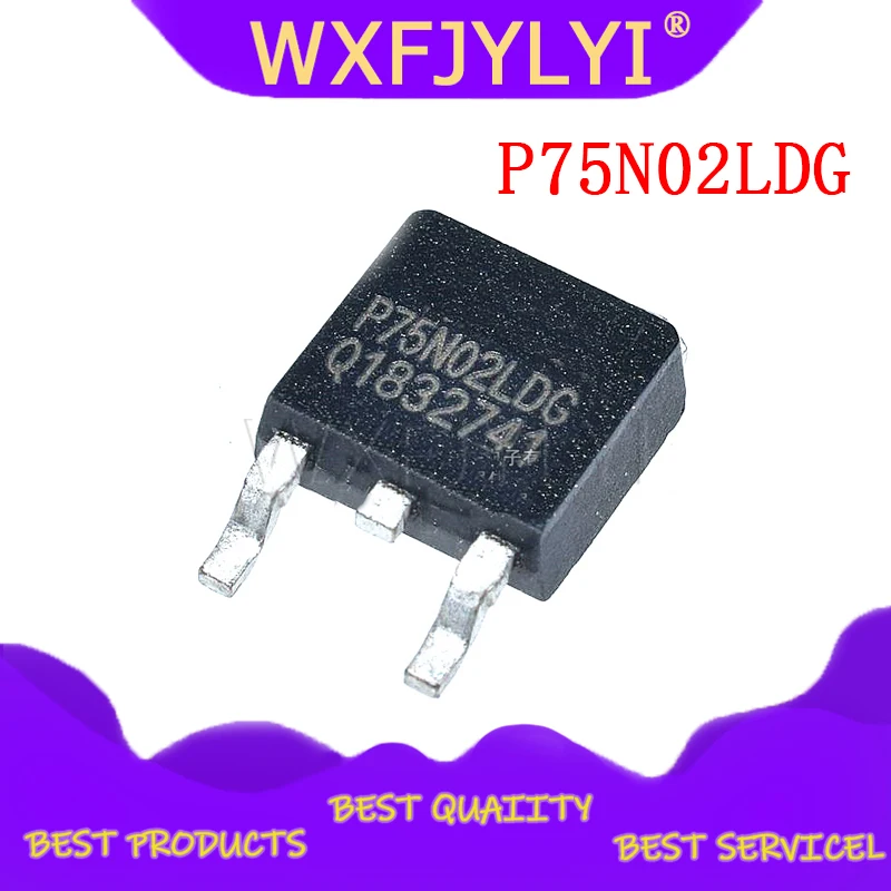 10 шт./лот P75N02LDG-252 P75N02 TO252 | Электронные компоненты и принадлежности