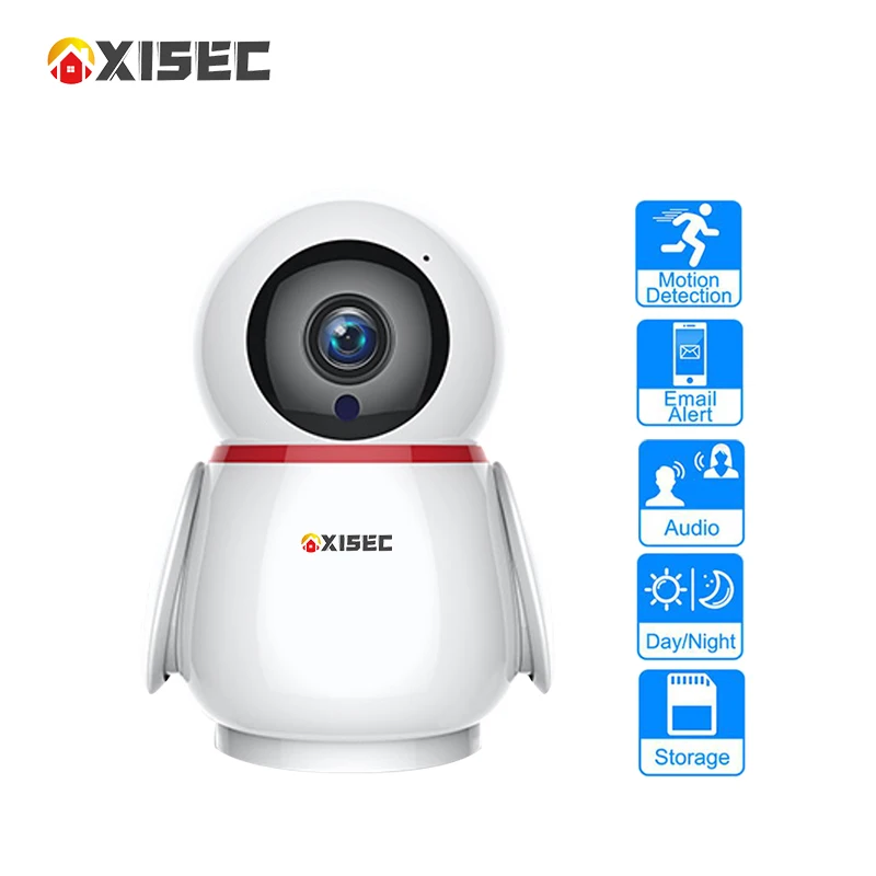 3MP/2MP Пингвин чехол sd-карта-Облачное хранилище видеонаблюдение wifi ip-камера