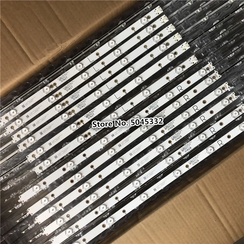 Светодиодный полосы 11 светодиодный для EVTLBM490E0501 AJ 3(L) EVTLBM490E0601 AK 3(R) 49PUK4900/12 TPT490U2