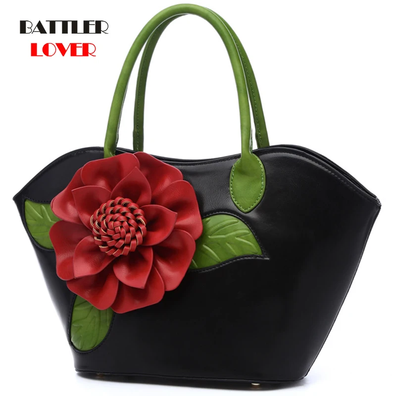 

Women Knitting Flowers Shoulder Bags Solid Color Design Handbags For Female 2021 Fashion Purse Lady Retro Classis Baguette Totes